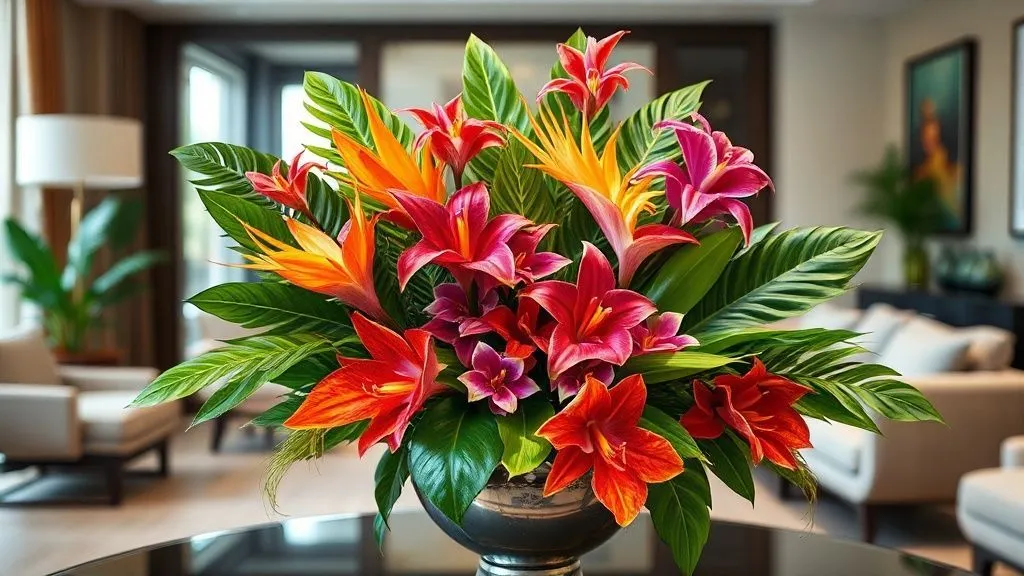 5 Erros em Arranjos Decorativos com Plantas Tropicais: Otimize Beleza e Duração