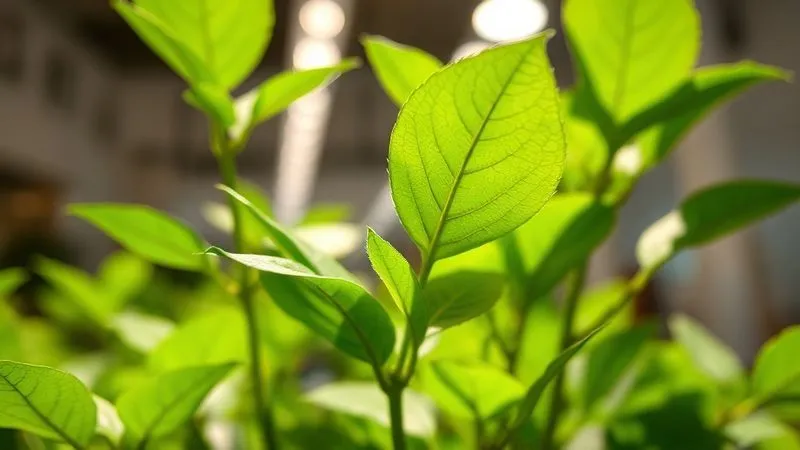 A vibrant, healthy indoor plant with lush green leaves, reaching towards a soft, warm light source. The leaves are perfectly formed, free of blemishes, and show no signs of deficiency. Photorealistic, professional photography, 8K, cinematic lighting, sharp focus on the plant, depth of field blurring a clean, modern indoor growing environment. Conveys a sense of thriving health and perfect growth. A vibrant, healthy indoor plant with lush green leaves, reaching towards a soft, warm light source. The leaves are perfectly formed, free of blemishes, and show no signs of deficiency. Photorealistic, professional photography, 8K, cinematic lighting, sharp focus on the plant, depth of field blurring a clean, modern indoor growing environment. Conveys a sense of thriving health and perfect growth.
