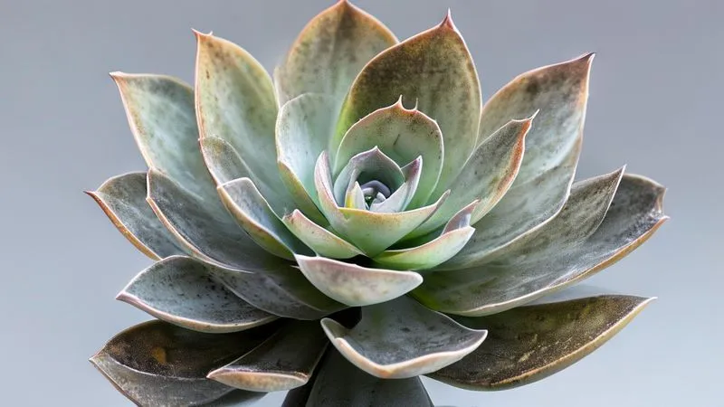 A macro, photorealistic image of a small Echeveria succulent, with its lower leaves and stem visibly discolored dark brown and soft, contrasting with slightly healthier green leaves at the top. The image clearly shows the transition from healthy to rotting tissue. Cinematic lighting, sharp focus on the affected area, shallow depth of field. Professional photography, 8K hyper-detailed. A macro, photorealistic image of a small Echeveria succulent, with its lower leaves and stem visibly discolored dark brown and soft, contrasting with slightly healthier green leaves at the top. The image clearly shows the transition from healthy to rotting tissue. Cinematic lighting, sharp focus on the affected area, shallow depth of field. Professional photography, 8K hyper-detailed.